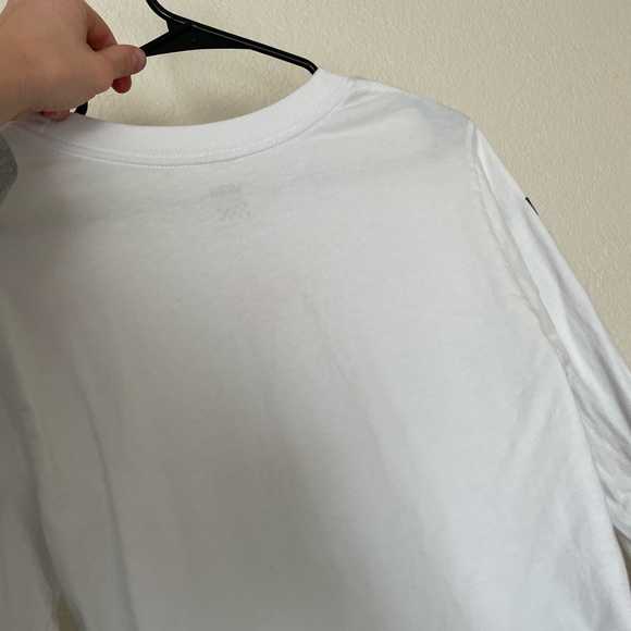 VANS- cropped white long sleeve - Picture 4 of 4
